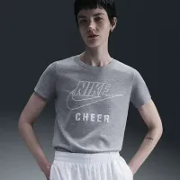 Nike Swoosh женская Cheer футболка цвет серый