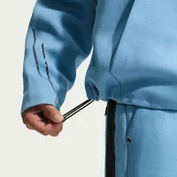 Nike Tech мужские Fleece Pullover Толстовка с капюшоном синий