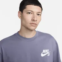 Nike SB Logo Skate футболка колір сірий