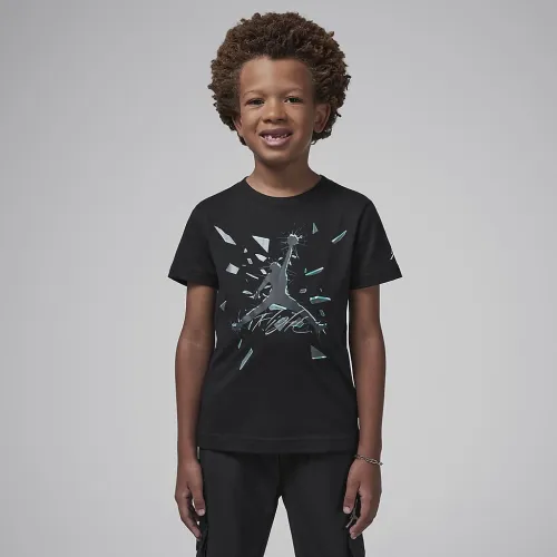 Nike Jordan Little дитячі Shatteколір червоний Glass Jumpman футболка колір чорний