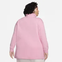 Nike Sportswear Club Fleece женская оверсайз Mock-Neck свитшот (большие размеры) Pink