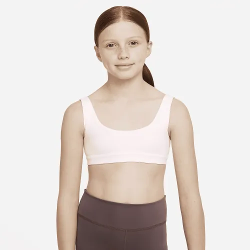 Nike Alate All U Big детские (Girls') Sports Bra Pink