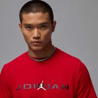 Nike Jordan Air мужские футболка цвет красный