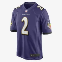 Nate Wiggins Baltimore Ravens мужские Nike NFL Game Football Jersey цвет фиолетовый