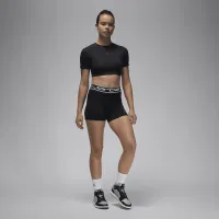 Nike Jordan Sport жіноча Bodycon Performance Top колір чорний