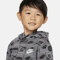 Nike Sportswear Club Toddler Толстовка з капюшоном колір сірий