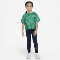 Nike Icon Clash Boxy Tee Little детские Tee цвет зеленый