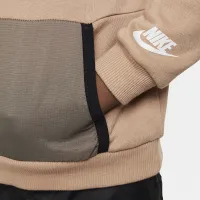 Nike Sportswear Paint Your Future Toddler French Terry Crew колір коричневий