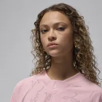 Nike Jordan жіноча Knit Cropped Top Pink