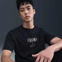 Nike Sportswear Solo Swoosh футболка цвет черный