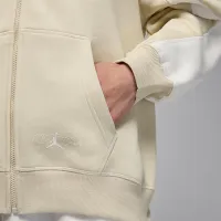Nike Jordan мужские оверсайз Full-Zip Толстовка с капюшоном цвет коричневый