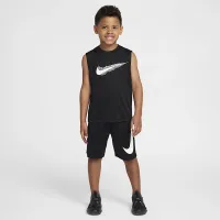 Nike Dri-FIT Little детские Multi Sleeveless Top цвет черный