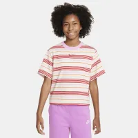 Nike Sportswear Essentials+ Big детские (Girls') Boxy футболка цвет белый