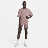 Nike Sportswear Essential жіноча оверсайз футболка колір фіолетовий
