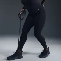 Nike Zenvy женская Gentle-Support С высокой Талией Full-Length лосины цвет черный