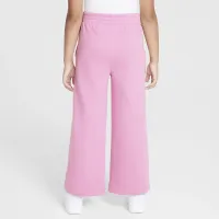 Nike Sportswear Club Little дитячі Fleece Wide Leg Pants Pink