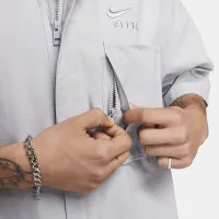 Nike Sportswear Air мужские Woven Over-Shirt Top цвет серый