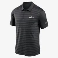 New York Jets Sideline Victory мужские Nike Dri-FIT NFL Polo цвет черный