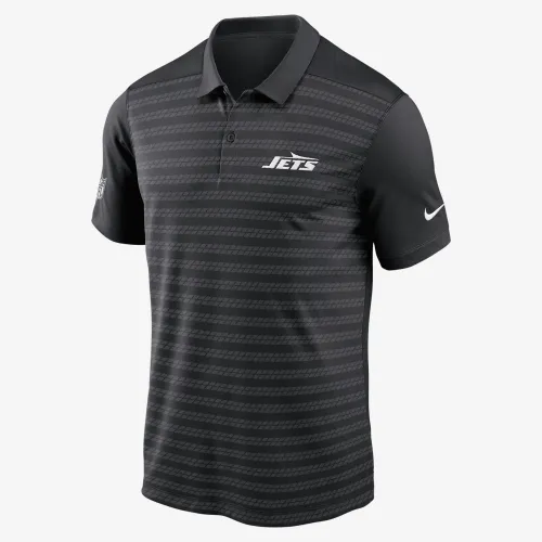 New York Jets Sideline Victory мужские Nike Dri-FIT NFL Polo цвет черный