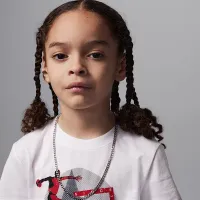 Nike Jordan Little детские 3Peat футболка цвет белый