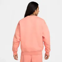 Nike Solo Swoosh мужские Fleece Crew Orange