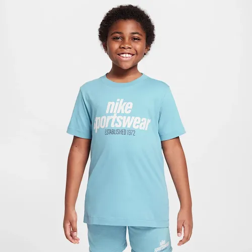 Nike Sportswear Big дитячі футболка блакитний