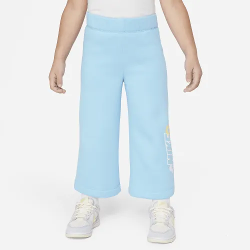 Nike Floral Fleece Toddler Wide Leg Pants синий