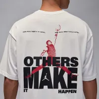 Nike Jordan мужские оверсайз Reissue футболка цвет белый