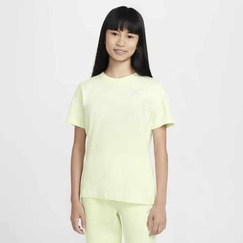 Nike Sportswear Big детские футболка цвет зеленый