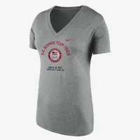 USA Legend жіноча Nike Running V-Neck футболка блакитний
