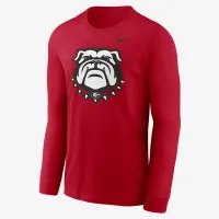 Georgia Bulldogs Alternate Logo мужские Nike College Long-Sleeve футболка цвет красный