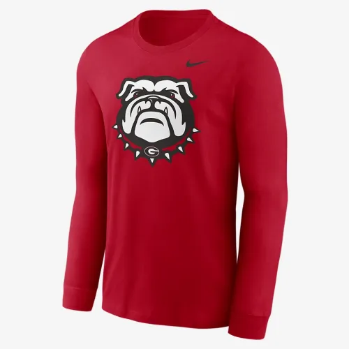 Georgia Bulldogs Alternate Logo мужские Nike College Long-Sleeve футболка цвет красный