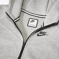 Nike Sportswear Tech Fleece Big дитячі (Girls') Full-Zip Толстовка з капюшоном колір сірий