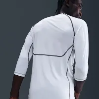 Nike мужские Dri-FIT 3/4-Sleeve Baseball Top цвет белый