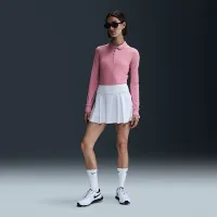 Nike Victory женская Dri-FIT Long-Sleeve Polo Pink
