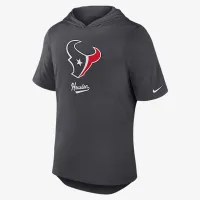Houston Texans мужские Nike Dri-FIT NFL Hooded футболка цвет серый
