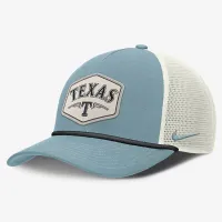 Texas Rangers Rise Tech мужские Nike Dri-FIT MLB Trucker Adjustable Hat синий