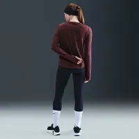 Nike One Classic жіноча Dri-FIT Long-Sleeve Top колір червоний