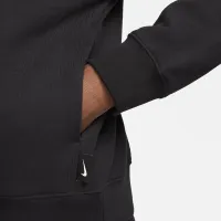 Nike Swoosh мужские 1/2-Zip Fleece Толстовка с капюшоном цвет черный