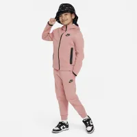 Nike Sportswear Tech Fleece Full-Zip комплект Little Kids 2-Piece Толстовка з капюшоном комплект Pink