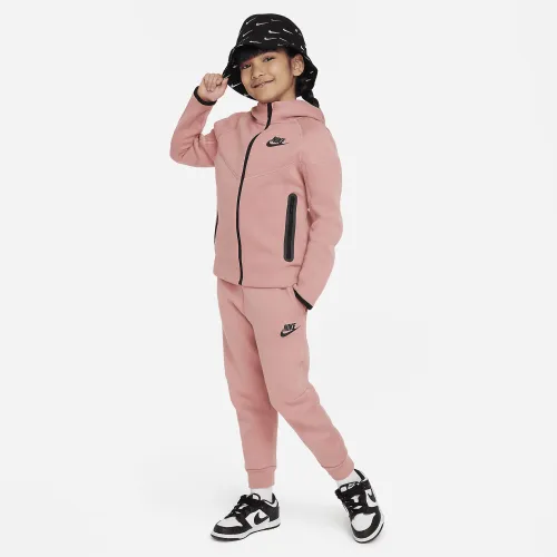 Nike Sportswear Tech Fleece Full-Zip комплект Little Kids 2-Piece Толстовка з капюшоном комплект Pink