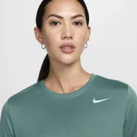 Nike Dri-FIT женская футболка цвет зеленый