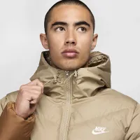 Nike Windrunner PrimaLoft® мужские Storm-FIT Hooded Puffer Куртка цвет коричневый