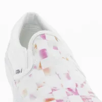 Кроссовки Vans Classic Slip-On Aura Checkerboard VN0A5JLXWHT1 - Белые