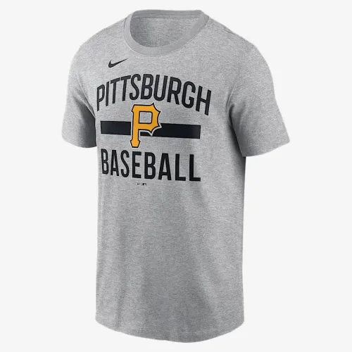Pittsburgh Pirates Arched чоловічі Nike MLB футболка колір сірий