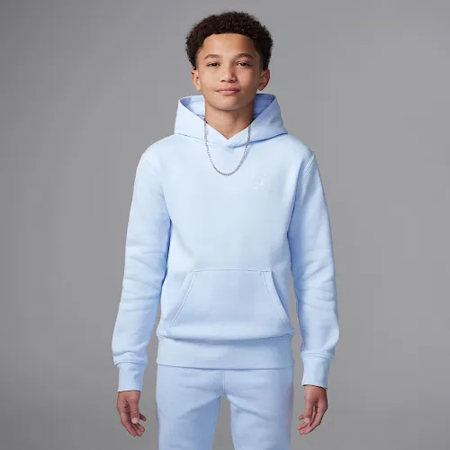 Nike Jordan MJ Brooklyn Big детские Fleece Pullover Толстовка с капюшоном синий