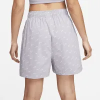 Nike Sportswear Everyday Modern женская С высокой Талией Woven шорты цвет фиолетовый