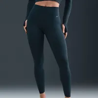 Nike Zenvy жіноча З високою талією 7/8 лосіни колір зелений
