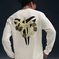 Nike Kobe мужские Max90 Long-Sleeve футболка цвет белый