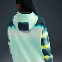 Nike Sportswear Phoenix Fleece жіноча Artist Collection оверсайз Printed Pullover Толстовка з капюшоном блакитний